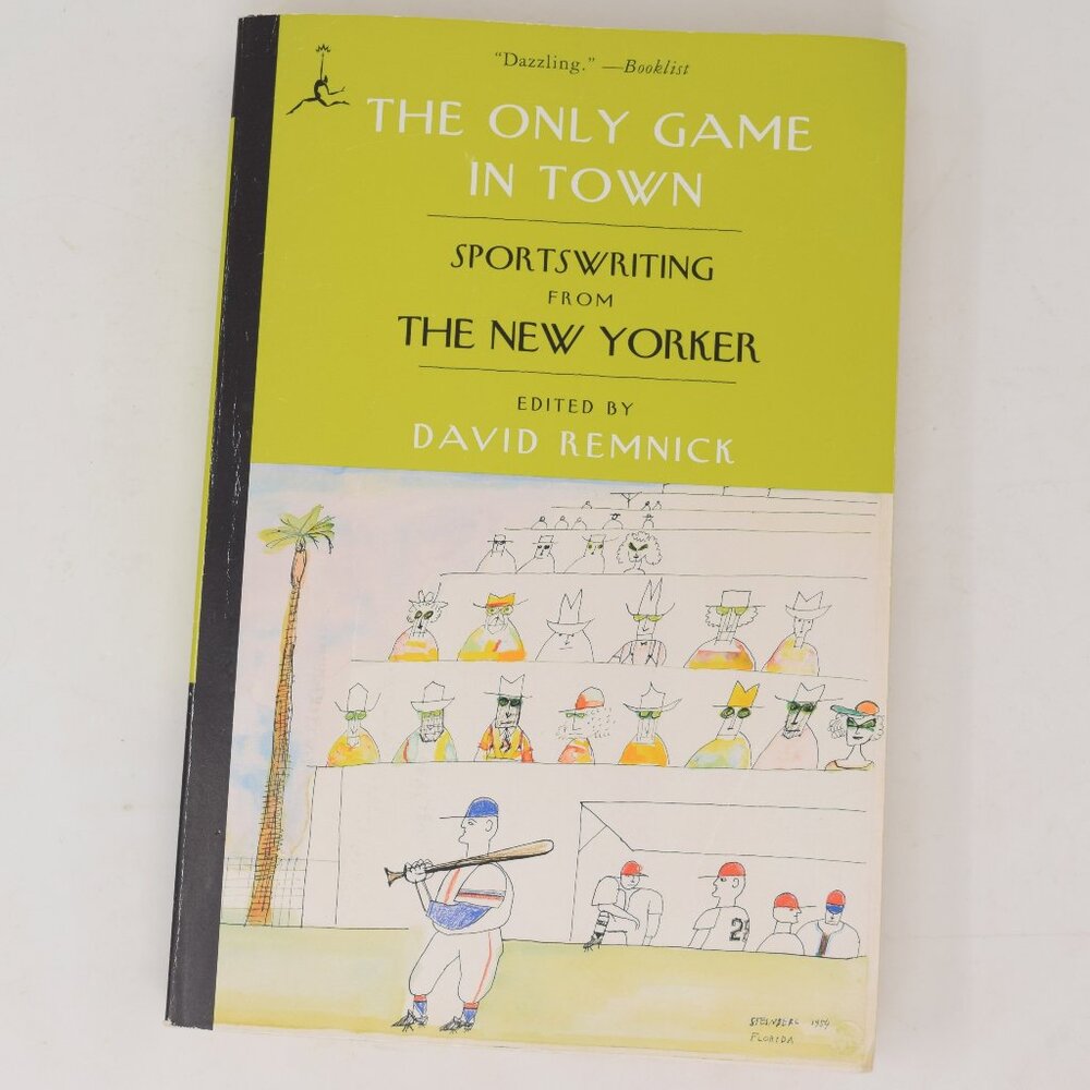The Only Game in Town Sportswriting from The New Yorker Paperback 2011 Witty Art